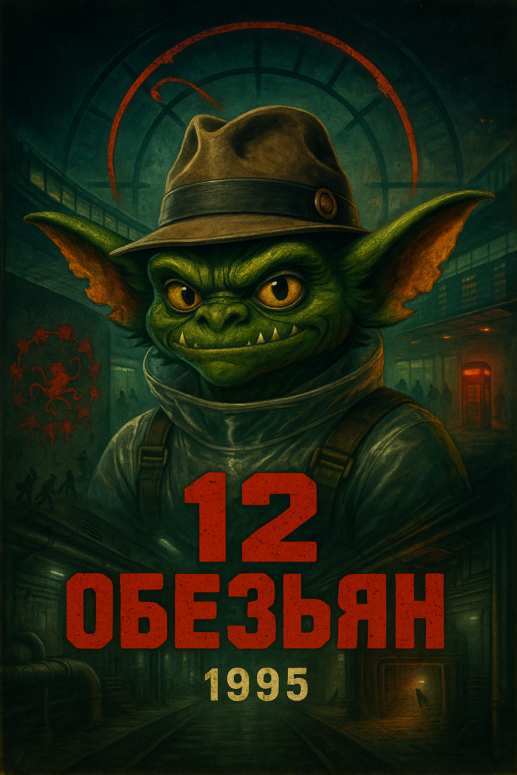 Афиша фильма 12 обезьян
